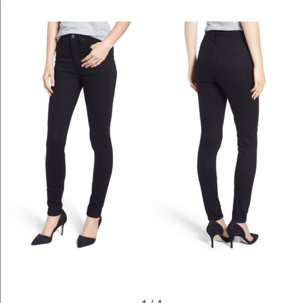 Caslon Black Sierra High Rise Skinny Jeans Size 26